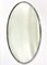 Mid-Century German Chromed Eliptical Wall Mirror from Planilux, 1971 1