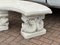 Garden Bench Decorated with Koi Carp Garden Bench Decorated with Koi Carp 4