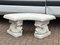 Garden Bench Decorated with Koi Carp Garden Bench Decorated with Koi Carp 2