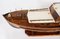 Large Vintage Wooden Model of a Yacht, 1950s, Image 3