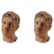 Teste di Apollo in terracotta, XX secolo, set di 2, Immagine 1