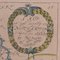 Carte du comté antique, Northamptonshire, anglais, cartographie encadrée, Richard Blome 7