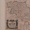 Carte du comté antique, Northamptonshire, anglais, cartographie encadrée, Richard Blome 5