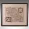 Carte du comté antique, Northamptonshire, anglais, cartographie encadrée, Richard Blome 2