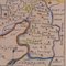 Carte du comté antique, Northamptonshire, anglais, cartographie encadrée, Richard Blome 12