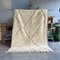 Tappeto moderno beige in lana berbera marocchino, Immagine 2