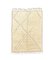 Tappeto moderno beige in lana berbera marocchino, Immagine 1