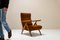 Reclining Lounge Chair attributed to Carlo Mollino attributed to Antonio Gorgone, Italy, 1950s 8