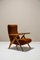 Reclining Lounge Chair attributed to Carlo Mollino attributed to Antonio Gorgone, Italy, 1950s 1