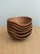 Mid-Century Teak Bowls by Esa, Set of 6 1