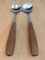Mid-Century Teak Handled Salad Servers, Set of 2 6