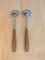 Mid-Century Teak Handled Salad Servers, Set of 2 3