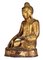 Grande Buddha Mandalay del XIX secolo in bronzo dorato, Myanmar, Immagine 5