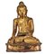 Grande Buddha Mandalay del XIX secolo in bronzo dorato, Myanmar, Immagine 1