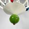 Mid-Century Italian Chandelier with Colored Spheres, 1940s 15