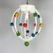 Mid-Century Italian Chandelier with Colored Spheres, 1940s 3