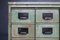 Vintage Industrial Metal Drawer Cabinet, 1920s, Image 19