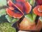 S. Ronni, Still Life of Grapes, Book and Poppies, 1950s, Oil on Canvas, Framed, Image 10