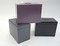 Dokumentenboxen aus farbigem Blech, 3 . Set 2