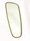 Mid-Century German Wall Mirror in Aluminium, 1970s, Image 1