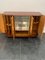 Mueble bar Art Déco de plumas de nogal y lacado chinoiserie, años 30, Imagen 11