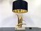 Brass Swan and Reeds Lamp by L. Galeotti, 1970s, Image 2