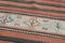 Vintage Turkish Striped Kilim Runner Rug in Orange-Beige, 1960s 8