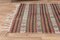 Vintage Turkish Striped Kilim Runner Rug in Orange-Beige, 1960s 6