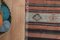 Vintage Turkish Striped Kilim Runner Rug in Orange-Beige, 1960s 4