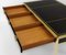 Mid-Century Brass & Leather Desk in the style of Maison Jansen, 1950s 7