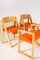 Plywood Chairs with Bench, Set of 4 10