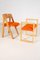 Plywood Chairs with Bench, Set of 4 3