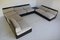 Mid-Century Sofa with Coffee Table by Rolf Heide for LCF, 1970s, Set of 8 1