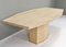 Travertine Dining Table by Maison Charles, 1970s 6