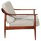 Sillón vintage de nogal de Walter Knoll, 1960, Imagen 1