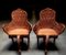 Antike anglo-indische Peacock Sessel, 1880, 2er Set 1