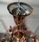 Art Nouveau Copper Light Chandelier, 1920s, Image 7