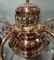 Art Nouveau Copper Light Chandelier, 1920s, Image 4