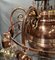 Art Nouveau Copper Light Chandelier, 1920s, Image 6