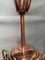 Art Nouveau Copper Light Chandelier, 1920s, Image 9