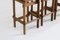 Vintage Wooden Bar Stools, 1960, Set of 4, Image 11