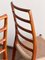 Sedie da pranzo nr. 82 Mid-Century in teak di Niels O. Møller per JL Møllers Møbelfabrik, Danimarca, 1950, set di 4, Immagine 6
