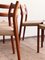 Sedie nr. 84 Mid-Century in teak di Niels O. Møller per JL Moller, Danimarca, 1950, set di 4, Immagine 6