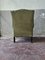 Vintage Chesterfield Armchair in Green 7