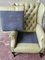 Vintage Chesterfield Armchair in Green 11