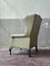 Vintage Chesterfield Armchair in Green 6