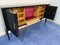 Schwarzes Lackiertes italienisches Mid-Century Sideboard von Osvaldo Borsani, 1950er 11