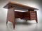 Italienischer Mid-Century Teak Schreibtisch von Vittorio Dassi, 1950er 6