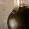Schwarze Vintage Murano Glasvase mit Goldflocken, 1980er 11