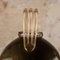Schwarze Vintage Murano Glasvase mit Goldflocken, 1980er 12
